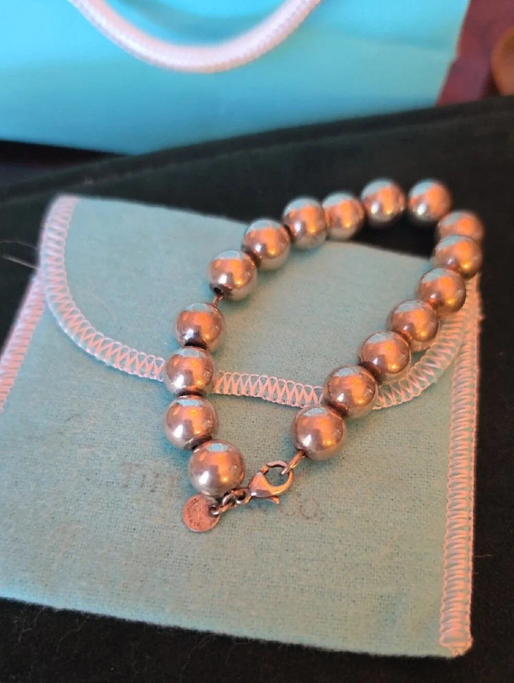 Tiffany & Co. Silver Bead Bracelet
